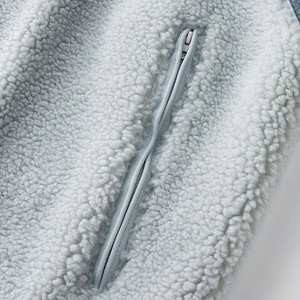 Sudadera con capucha de forro polar Sherpa personalizada, unisex, con cremallera, cálida para invierno, gruesa, de forro polar, estilo casual, diseño OEM ODM - Product Image 4