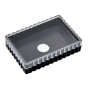 Boîte en plastique pour cartes à jouer Bridge avec fond noir (PS) - Product Image 4