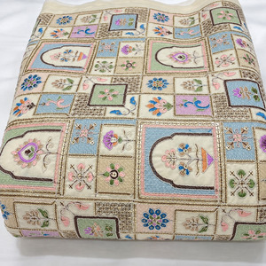 Tela de seda bordada con diseño de encaje para caftanes y abayas, ideal para fabricantes de prendas de moda modesta, exportación global. - Product Image 3