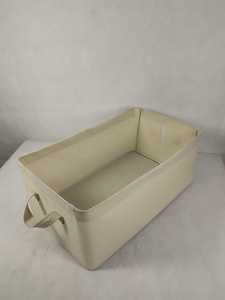 Grand panier de rangement en tissu avec poignées – Bac de rangement pliable pour la maison, la chambre, la garde-robe, le bureau, les étagères et le rangement quotidien - Product Image 2