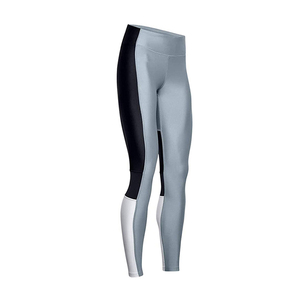 High Quality Custom Made Breathable Women's Mid Waist Solid Color Yoga <b>Leggings</b> Elastic Waist Quick Dry Eco-Friendly Full Length - Product Image 1