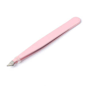 Pince à épiler légère en acier inoxydable à pointe incurvée de haute qualité, réutilisable, avec logo personnalisé, marque privée, OEM disponible ANAAIF - Product Image 1
