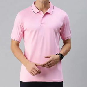 Camiseta Polo de Diseño Personalizado para Hombre, Algodón, Corte Ajustado, Transpirable, de Secado Rápido, Manga Corta, Venta al por Mayor, Tallas Grandes - Product Image 4