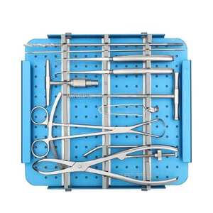 Juego de instrumentos de bloqueo de fragmentos grandes con bandeja para tornillos, kit quirúrgico profesional para cirugía ortopédica y traumatológica - Product Image 2