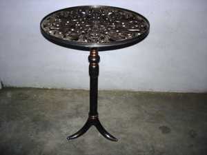 <b>Round</b> Modern Durable Accent Side <b>Console</b> <b>Table</b> Pedestal End <b>Table</b> for Living Room Bedroom Small Space - Product Image 1