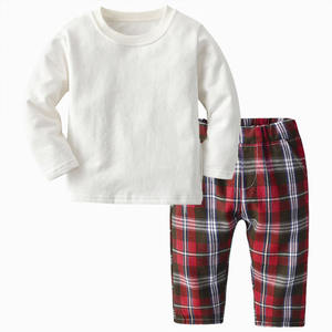 Conjunto de 5 Prendas Esenciales para Bebé Unisex, Ropa de Algodón, Conjunto de Regalo Informal de 2 Piezas, Ropa Suave para el Hogar, Otoño - Product Image 1