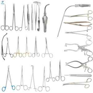 Juego de Instrumentos Quirúrgicos Cardiotoracicos Manuales Autoclavables FIDA International de Acero Inoxidable para Bypass Aortobifemoral de Corazón Abierto - Product Image 1
