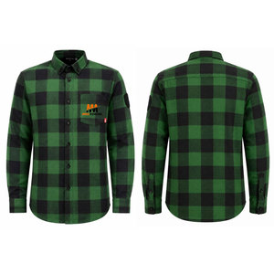 Chemises en flanelle pour motards, grandes tailles pour hommes, logo personnalisé, haute qualité, 100 % coton, faible MOQ, vêtements de sport, chemise en coton anti-plis - Product Image 1