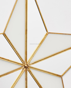 Suspension en verre et métal doré, étoile, décoration de noël, tenue élégante, pour maison, au meilleur prix, promo, nouvelle collection - Product Image 2