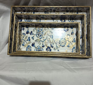 Unique Bandejas De Bambu <b>Trays</b> Set Bamboo Food <b>Trays</b> Serving Platter Party extra Large Bamboo Serving <b>Tray</b> With Handles - Product Image 1