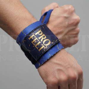 สายรัดข้อมือหนังแท้คุณภาพพรีเมียมสำหรับยกน้ำหนักแบบปรับได้ ทนทาน เหมาะสำหรับครอสฟิตและการฝึกความแข็งแรง - Product Image 3