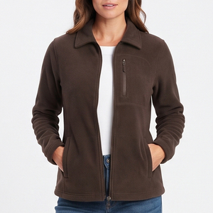 Chaqueta de Forro Polar Acolchada y Transpirable para Mujer, Cálida, Informal, para Invierno, con Cierre Completo, de Alta Calidad - Product Image 4