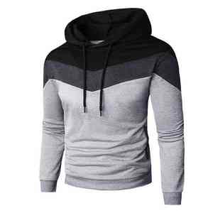 Sudadera con Capucha de Primera Clase para Hombre, Corte Regular, Mezcla de Algodón Ecológico de 180 g, Color Sólido, Logotipo Personalizado en la Parte Delantera, Servicio OEM - Product Image 1