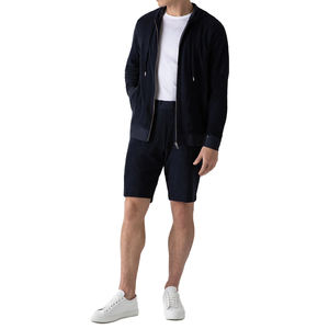 Sweat à capuche zippé en coton éponge léger de qualité supérieure, imprimé sur mesure, service OEM, pull décontracté respirant pour homme, idéal pour le printemps - Product Image 6