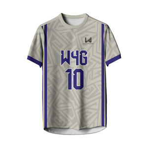 Maillots de football personnalisés pour hommes, légers, respirants, anti-transpiration, antibactériens, protection UV, manches courtes - Product Image 4