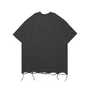 <b>Mens</b> Anti-Wrinkle Breathable Distressed T <b>Shirt</b> Vintage Washed Cotton Tee Ripped Style Casual Streetwear Short Sleeve Top for - Product Image 1