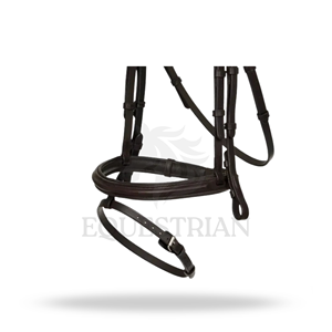 Brida ARIKA FLASH marrón, tamaño completo, para equitación inglesa, cómoda para el caballo. - Product Image 3