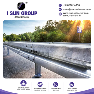 Barrière de sécurité routière M180 Q235B galvanisée à chaud en profil W, système de sécurité routière, prix usine - Product Image 2
