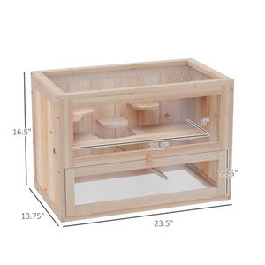 Wooden Hamster Cage for Pets - Product Image 2
