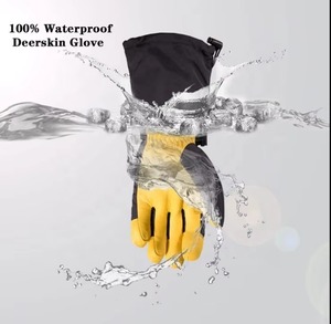 Gants de ski isolés en polyuréthane, imperméables, coupe-vent, avec fermeture à cordon, unisexes, pour le ski de fond et la randonnée en hiver - Product Image 3