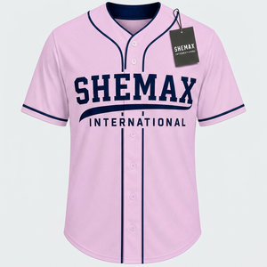 Camisetas de Béisbol para Hombre, Personalizadas al por Mayor, Transpirables, 100% Poliéster, de Alta Calidad, Cosidas, Edición Limitada - Product Image 1