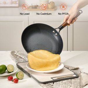 Set di 3 Padelle con Manico in Legno per Cucina - Product Image 4