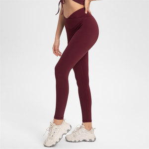 Leggings de sport de haute qualité OEM ODM en nylon et élasthanne, extensibles dans les quatre sens, pour une performance optimale - Product Image 1