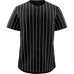 Custom Baseball Jerseys Unisex Sublimated Breathable Quick Dry Mesh Pullover Button <b>Down</b> Team Uniform Top - Product Image 2