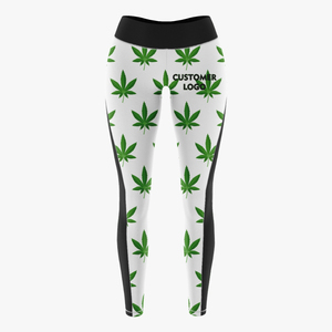 Leggings de compression imprimés par sublimation, ajustement athlétique, respirants, extensibles, séchage rapide, mi-élastiques, pour la gym, le BJJ et l'entraînement de combat - Product Image 4