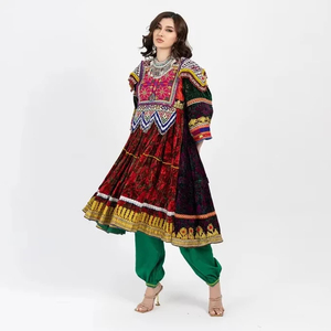 Proveedor Directo de Fábrica, Nueva Colección de Vestidos Kuchi Afganos, Ropa Étnica, Vestidos Kuchi Afganos Cómodos y Transpirables - Product Image 1