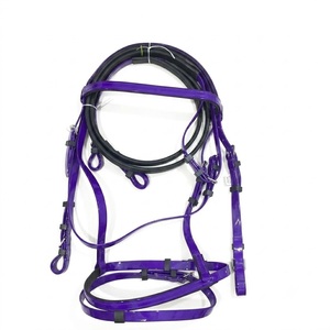 Lightweight <b>Waterproof</b> PVC Coated Horse Bridle Racing Endurance Horse Riding Bridle Durable Equestrian Tack Gear Premium quality - Product Image 1