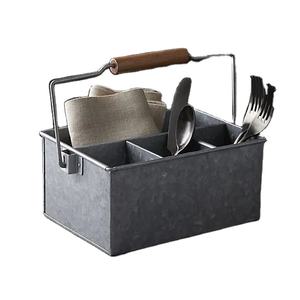 Increíble carrito de utensilios de Metal galvanizado moderno con mango de Color personalizado para uso en fiestas en casa estante de almacenamiento de múltiples compartimentos - Product Image 2