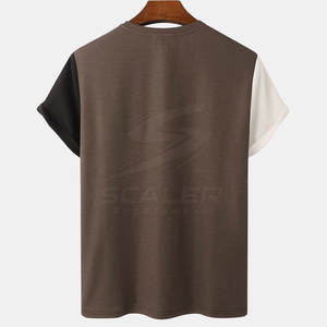 T-shirt en coton pour homme, coupe décontractée, style personnalisé, adapté à un usage quotidien, texture douce, vous garde au frais et confortable. - Product Image 2