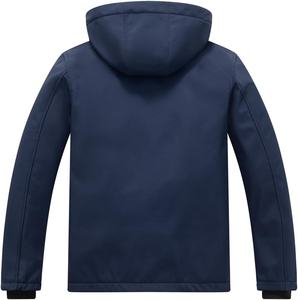 Veste softshell unisexe d'hiver, tissée, imperméable, coupe-vent, légère, séchage rapide, pour le sport, la course à pied, la randonnée en plein air, avec fermeture éclair. - Product Image 5