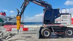 ค้อนไฮดรอลิกสำหรับงานก่อสร้าง SB60/SB70 ใหม่ พร้อมดอกสกัด 125 มม. สำหรับรถขุด Sany - Product Image 4