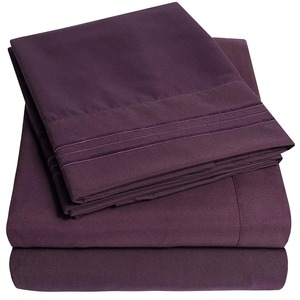 100% Cotton 40S 200TC Hotel Quality <b>Bed</b> <b>Sheet</b> Set Breathable Plain Dyed Flat and Fitted <b>Sheets</b> for Hotel and Spa Use - Product Image 5