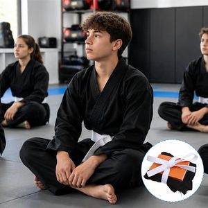 Cinturones de Karate de Alta Calidad para Entrenamiento Deportivo Casual en Interiores, Cinturones de Karate Gi para BJJ, MMA y Judo con MOQ Bajo - Product Image 3