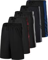 Shorts de sport et de plage pour hommes en maille écologique 100 % coton, décontractés, séchage rapide, respirants, motif uni, vente en gros