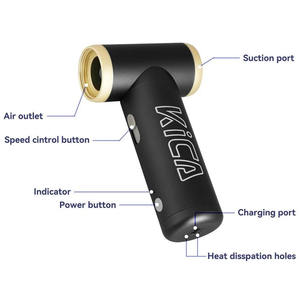 High Quality KICA Portable Wireless Jet Fan Turbo Air Blower Rechargeable High Speed Dust <b>Cleaning</b> Tool for Car and Keyboard - Product Image 2