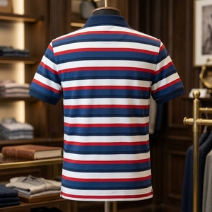 เสื้อยืดผู้ชายไซส์ใหญ่ สีพื้น ผ้าเจอร์ซีย์ 100% คอตตอน แห้งเร็ว แขนสั้น ใส่สบายสำหรับฤดูร้อน สินค้ามาใหม่ ลดราคา - Product Image 2