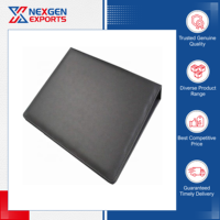 Nexgen Exports, fabricant indien, classeur à anneaux en cuir PU multifonctionnel de qualité exceptionnelle, porte-cartes, dossier professionnel