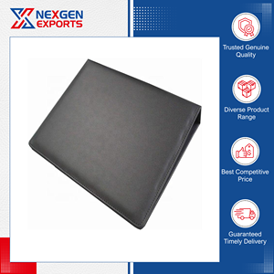 Nexgen Exports ผู้ผลิตจากอินเดีย แฟ้มใส่เอกสารแบบห่วงหนัง PU คุณภาพเยี่ยมอเนกประสงค์ พร้อมช่องใส่บัตร - Product Image 6