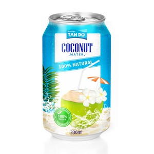 น้ำมะพร้าวคั้นสด 100% ตรา Tan Do/Private Label บรรจุกระป๋องอะลูมิเนียม 250 มล./330 มล./500 มล. ความหวาน 5 บริกซ์ อายุการเก็บรักษา 24 เดือน - Product Image 1