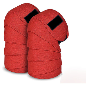 Custom Logo Outdoor <b>Exercise</b> Sports <b>Knee</b> Wrap Customized Breathable <b>Knee</b> Wrap for Gym Wear - Product Image 1