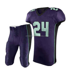 Ensemble Maillot et Short de Football Américain Respirant en Twill de Haute Qualité pour Adultes, Personnalisable, Service OEM, Vente en Gros - Product Image 6