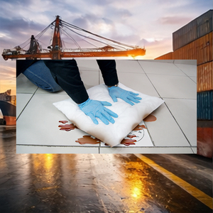 Almohadilla Absorbente de Aceite de Polipropileno Blanco, para Control de Derrames, Uso Industrial y Marino - Product Image 4