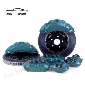 Ensemble complet d'étrier avant arrière 19z 4 pistons 6pot gros étrier <span class=keywords><strong>de</strong></span> <span class=keywords><strong>frein</strong></span> kit avec <span class=keywords><strong>frein</strong></span> à main pour ram dodge trx <span class=keywords><strong>peugeot</strong></span> 206 audi s3 - Product Image 1