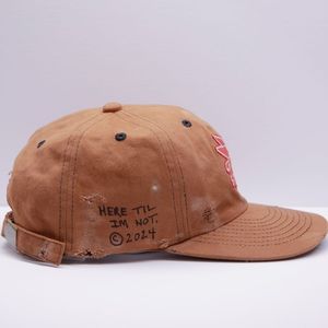 Vintage Cotton Distressed Embroidery Patch Logo Acid Wash Casual Trucker <b>Hat</b> <b>Men</b> <b>Winter</b> 5-Panel Breathable Waterproof - Product Image 2