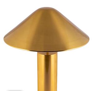 Modern Brass Table Lamp with Cone Metal Shade Warm White <b>Light</b> for Bedroom Decorative <b>Lighting</b> - Product Image 3