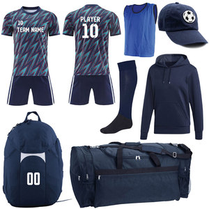 Tenues de football en tissu premium, coutures robustes, tissu absorbant la transpiration et à séchage rapide - Product Image 1